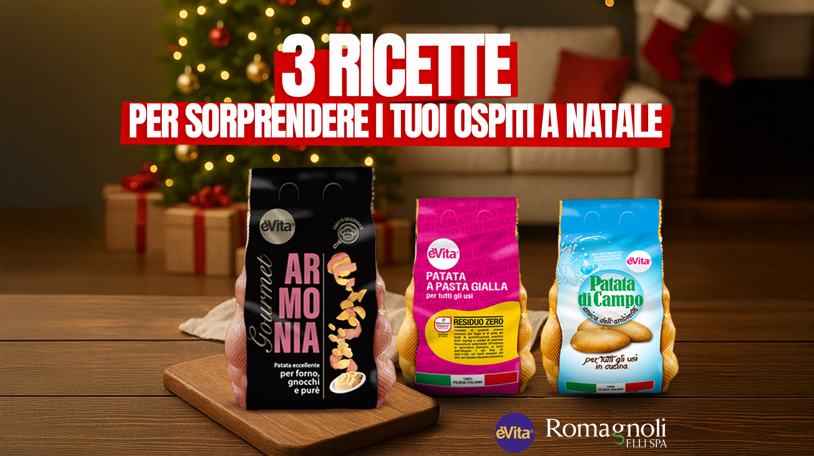 Un Natale da gustare: menù delle Feste a base di patate